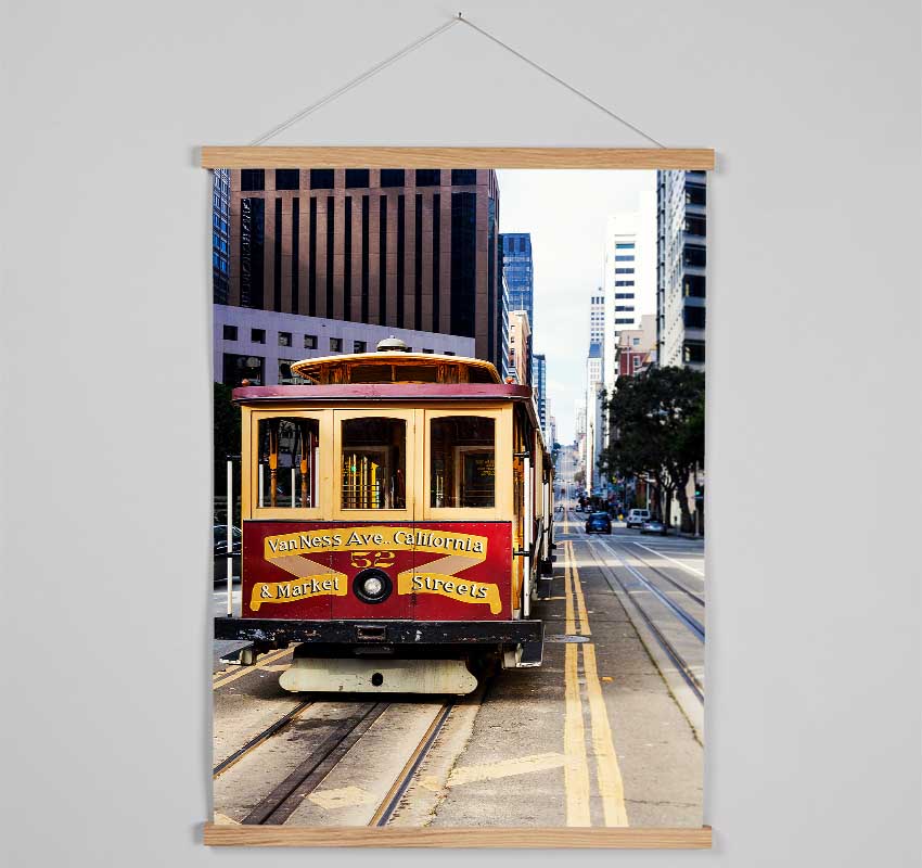 Cable Car 3 Hanging Poster - Wallart-Direct UK