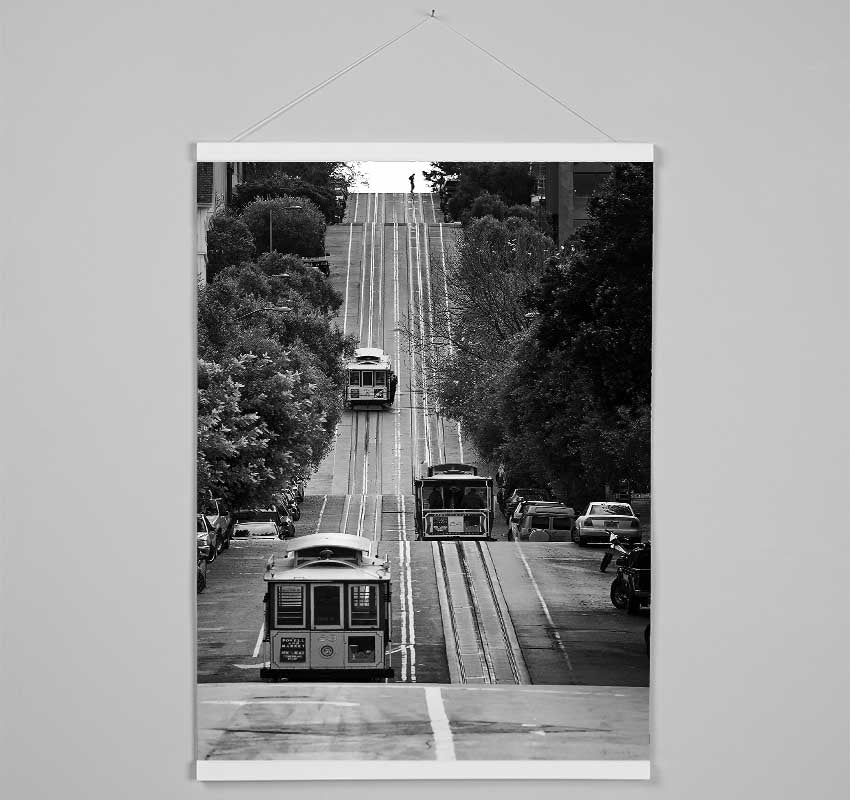 Cable Car 2 Hanging Poster - Wallart-Direct UK