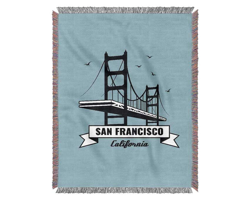 Golden Gate Bridge 1 Woven Blanket