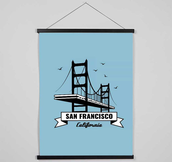 Golden Gate Bridge 1 Hanging Poster - Wallart-Direct UK