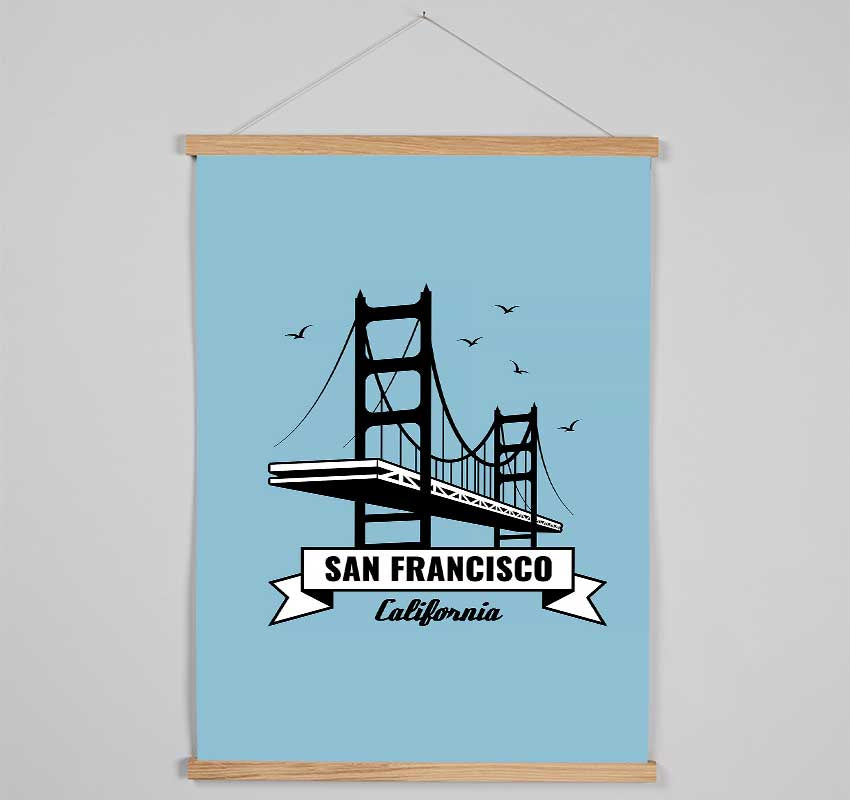 Golden Gate Bridge 1 Hanging Poster - Wallart-Direct UK