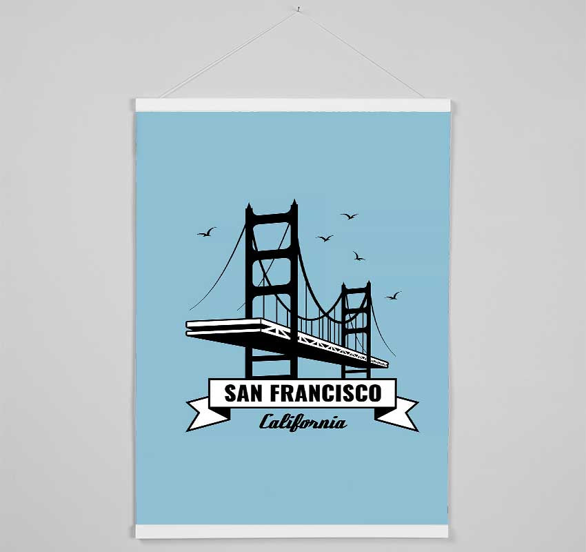 Golden Gate Bridge 1 Hanging Poster - Wallart-Direct UK