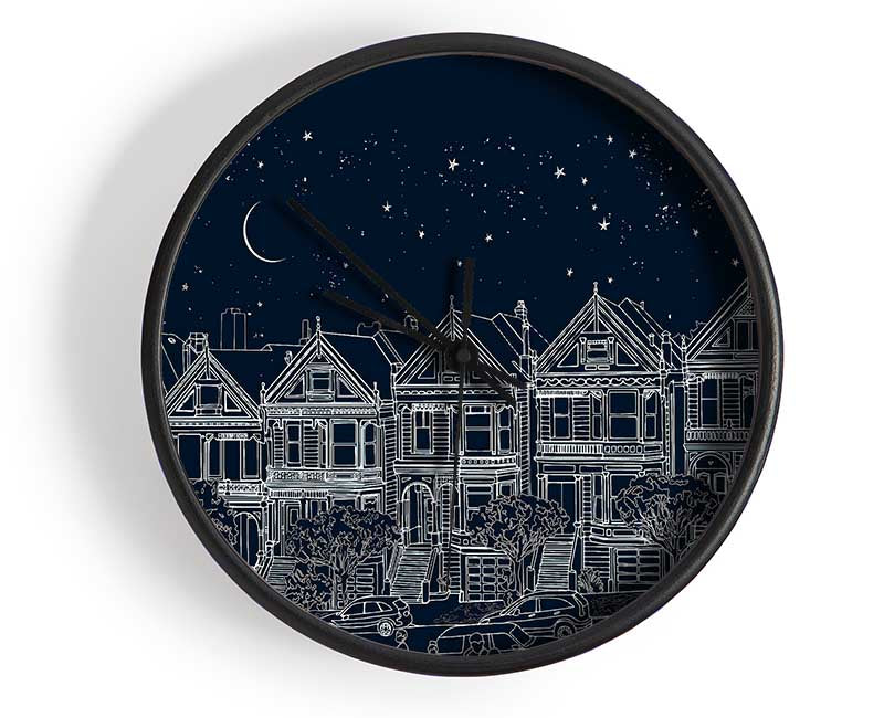 Streets Of California 1 Clock - Wallart-Direct UK