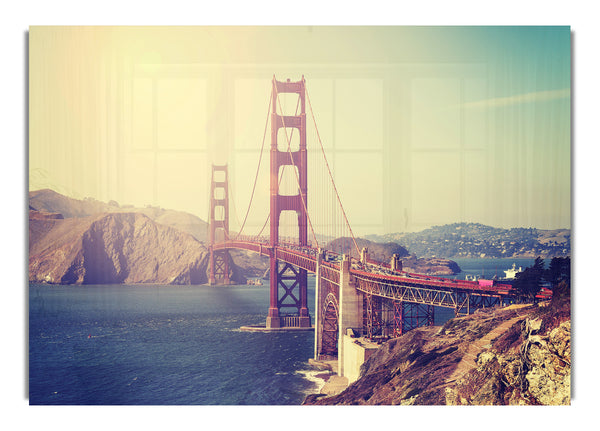 Golden Gate Bridge Retro