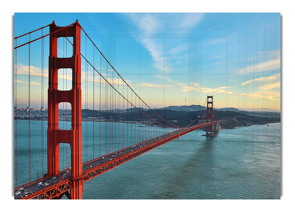 Golden Gate Bridge, blaues Wasser