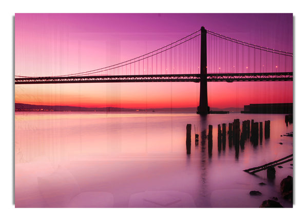 Golden Gate Bridge Rosa Gelassenheit