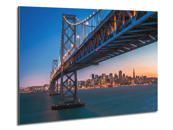 Golden Gate Bridge The City At Twilight