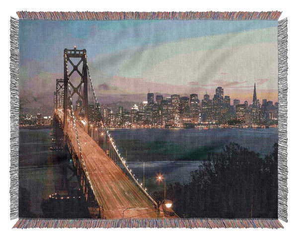 Golden Gate Bridge Woven Blanket