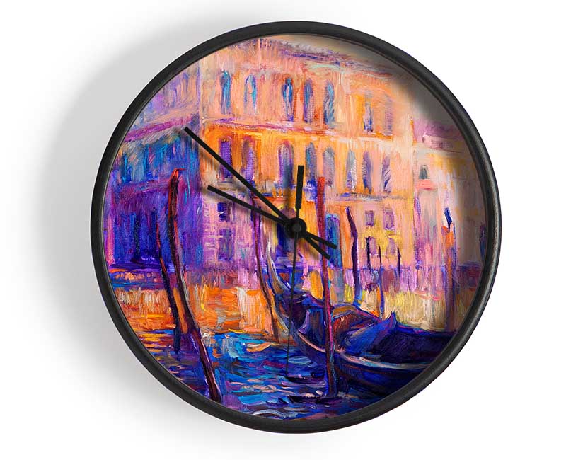 Lonesome Gondola Clock - Wallart-Direct UK