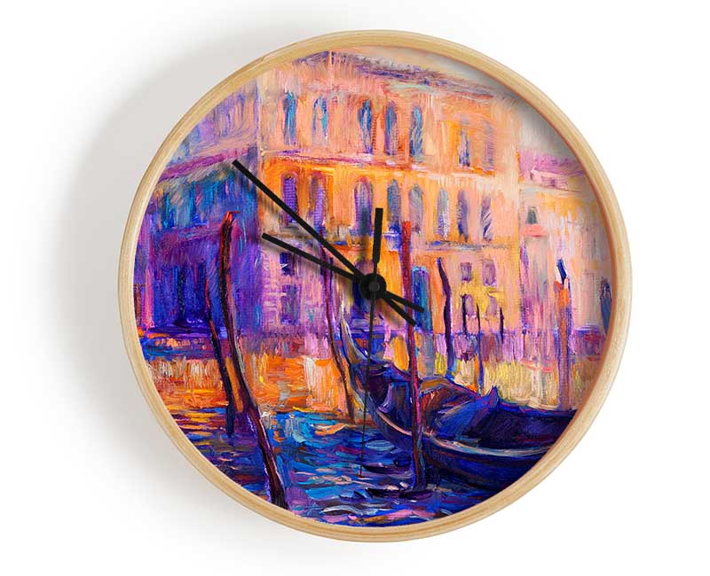 Lonesome Gondola Clock - Wallart-Direct UK