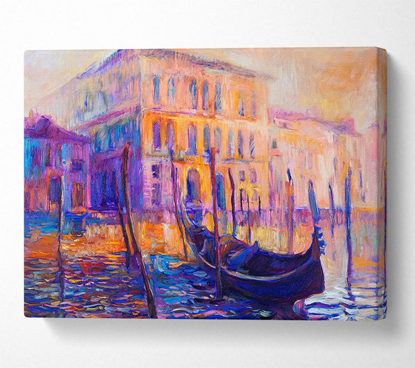 Picture of Lonesome Gondola Canvas Print Wall Art