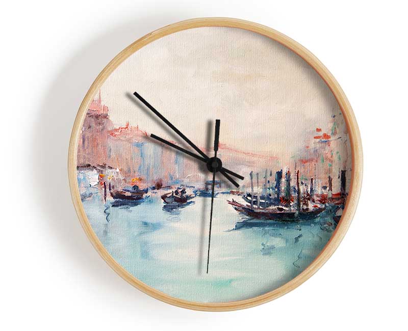 Sail City Clock - Wallart-Direct UK