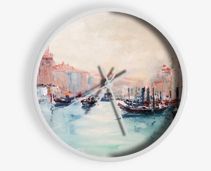 Sail City Clock - Wallart-Direct UK