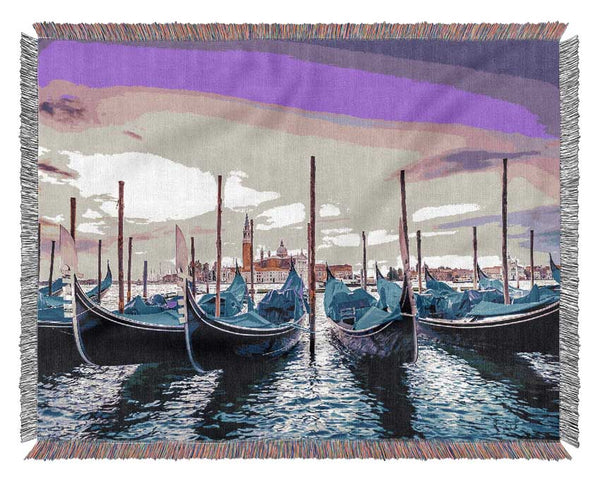 Gondola Line Up 5 Woven Blanket