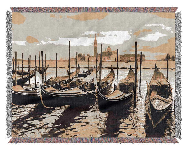 Gondola Line Up 4 Woven Blanket