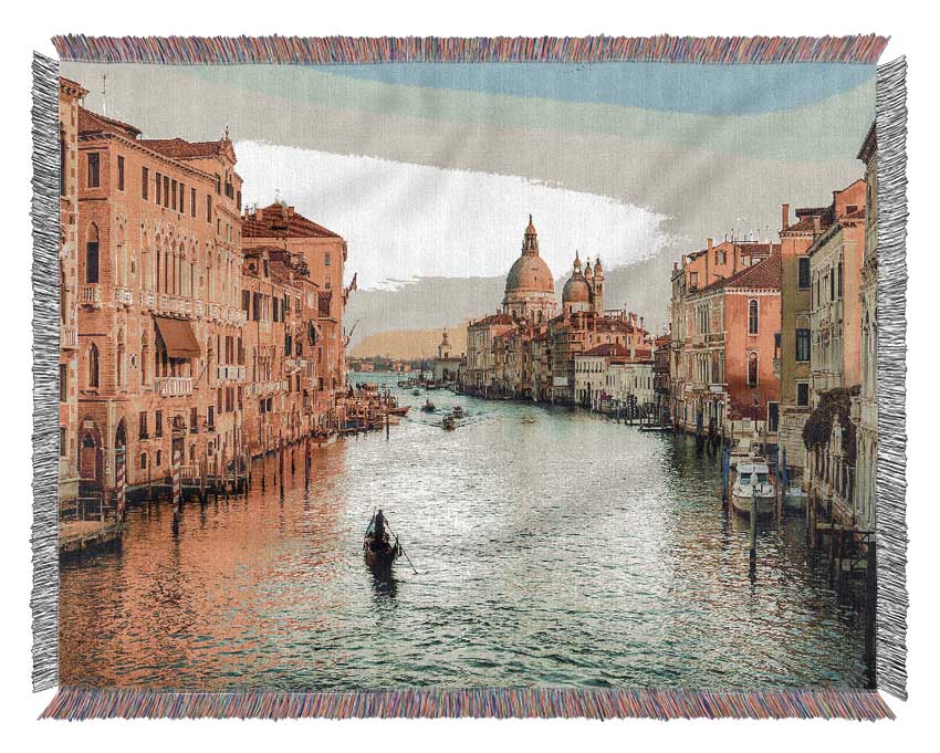 Gondola Ride 5 Woven Blanket