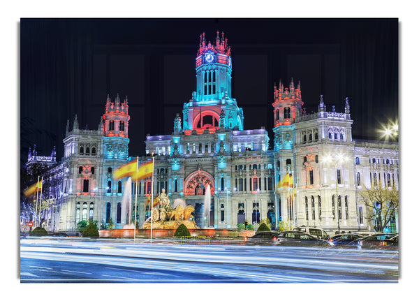 Madrid City Building At