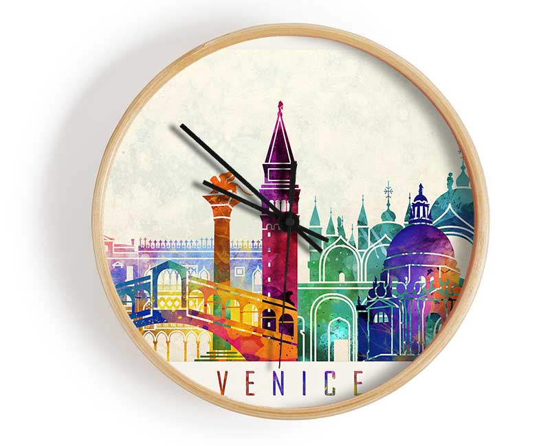 Rainbow City Clock - Wallart-Direct UK