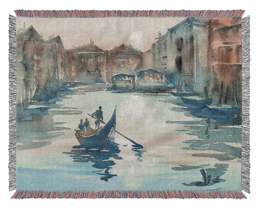 Gondola Ride 7 Woven Blanket