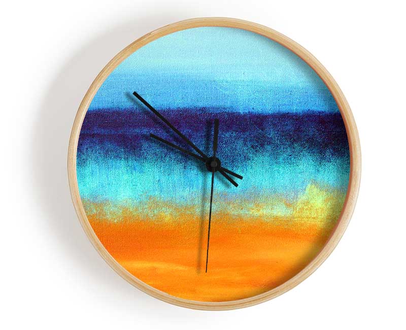 Fire Sands Clock - Wallart-Direct UK