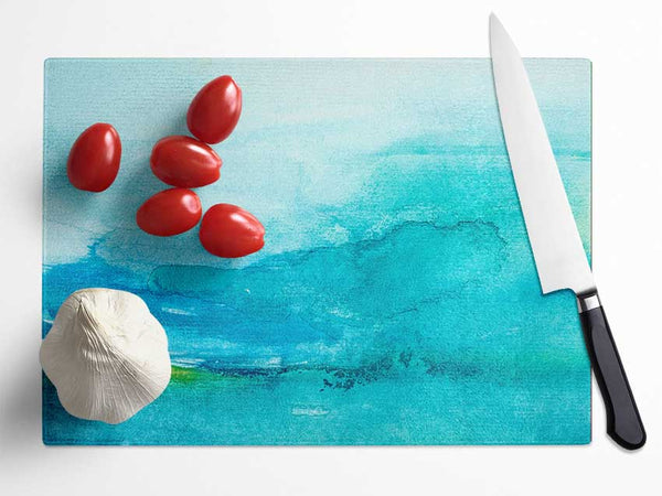 Under The Sea Glass Chopping Board