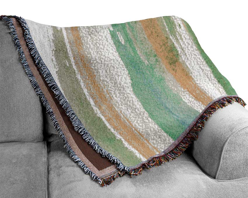 Green Sun Woven Blanket