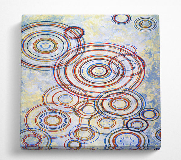 A Square Canvas Print Showing Connections Square Wall Art