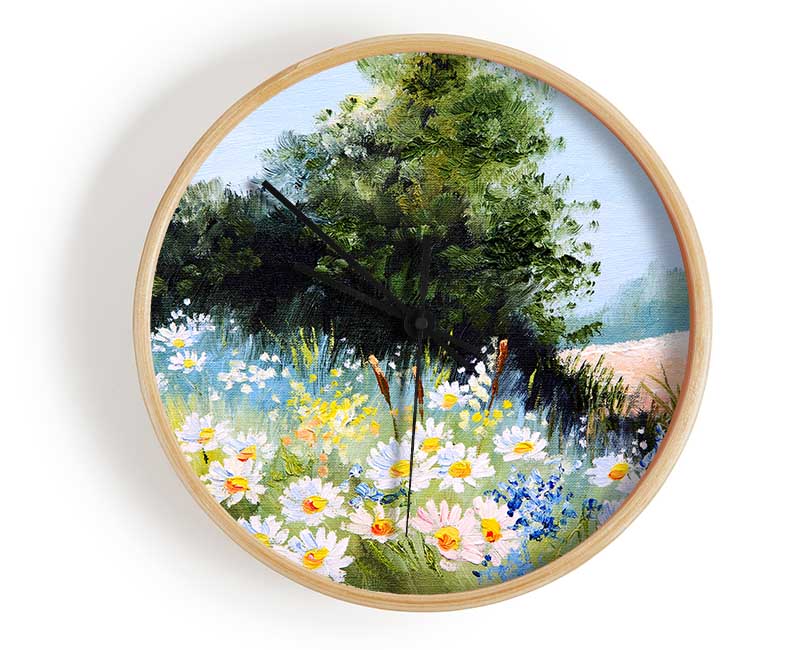 Daisy Days Clock - Wallart-Direct UK