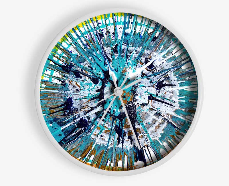 Star Explosion 3 Clock - Wallart-Direct UK