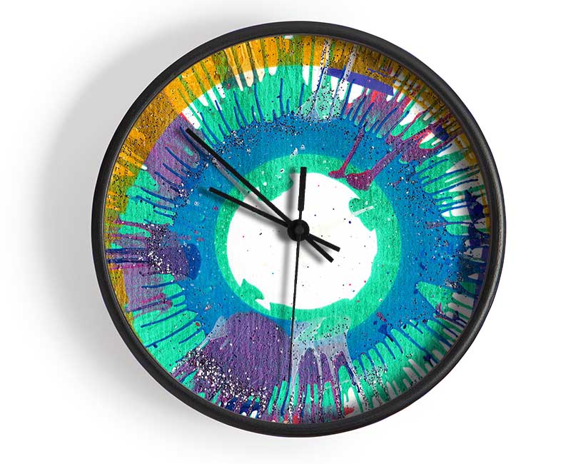 Sun Ray Illusion Clock - Wallart-Direct UK