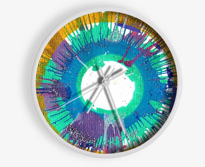 Sun Ray Illusion Clock - Wallart-Direct UK