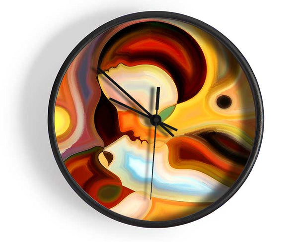 Soul Connection Kiss Clock - Wallart-Direct UK