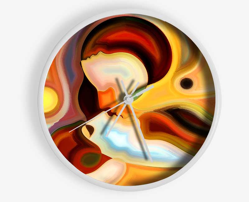 Soul Connection Kiss Clock - Wallart-Direct UK