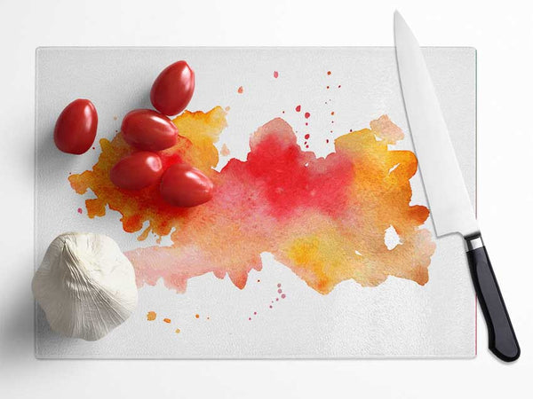 Dragon Breath 1 Glass Chopping Board