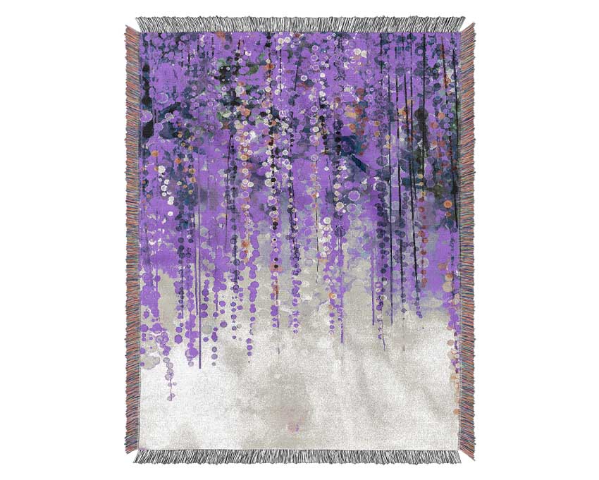 Vibrant Willow Tree Woven Blanket