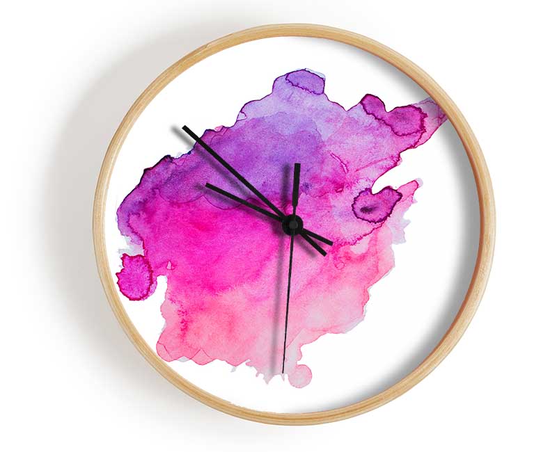 Colours Collide Clock - Wallart-Direct UK