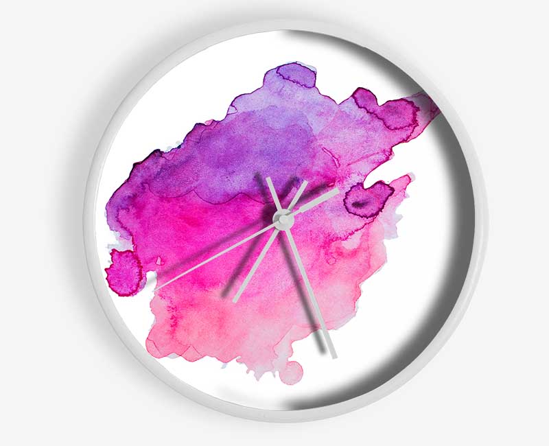 Colours Collide Clock - Wallart-Direct UK