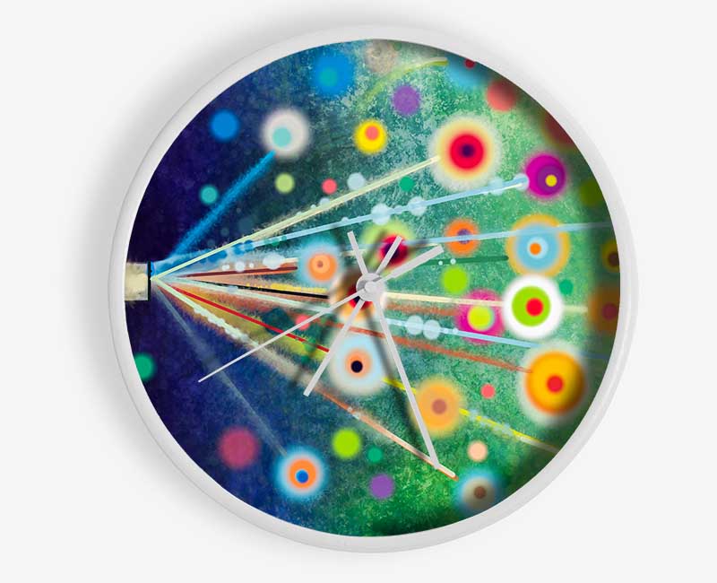 Energy Flowers Clock - Wallart-Direct UK