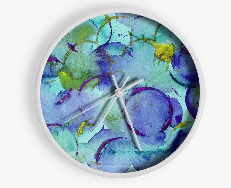 Blueberry Madness Clock - Wallart-Direct UK