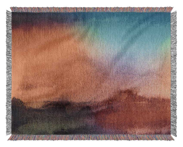 Sunset Fields Woven Blanket