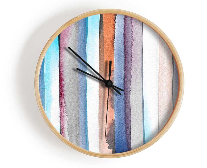 Through The Lines Clock - Wallart-Direct UK