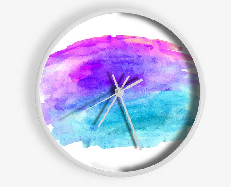 Yin And Yang Colours Clock - Wallart-Direct UK