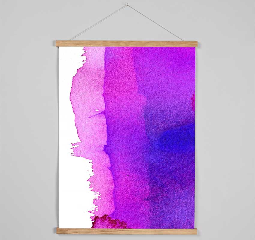 Pink Ocean Ebb Hanging Poster - Wallart-Direct UK