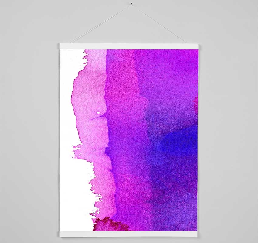 Pink Ocean Ebb Hanging Poster - Wallart-Direct UK