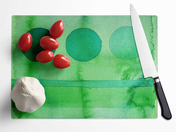 Forest Trees Glass Chopping Board