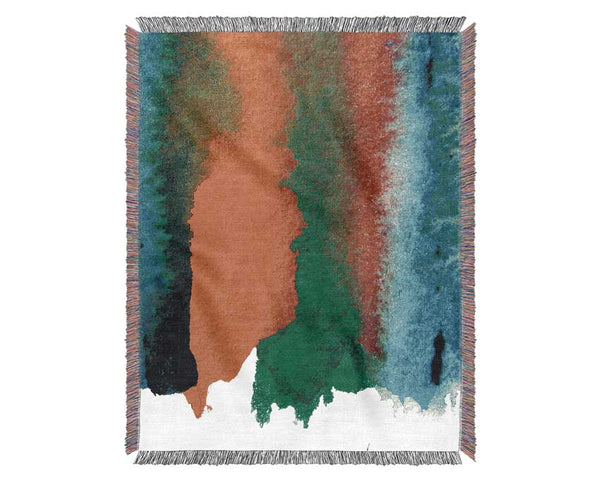 Colourful Forest Woven Blanket