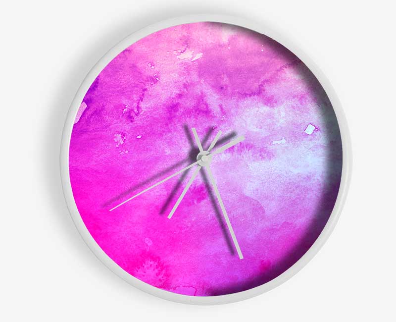 Pink Cloud Clock - Wallart-Direct UK