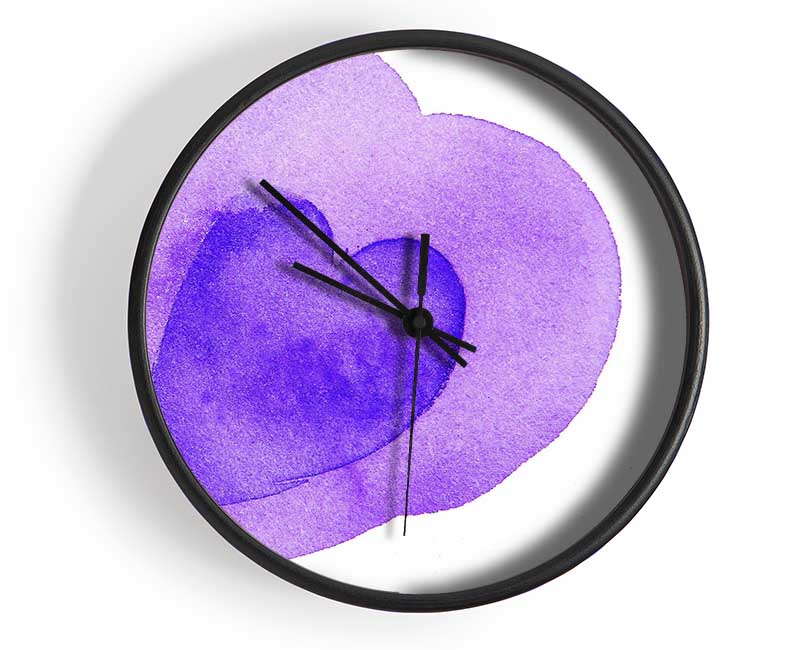 Purple Love Clock - Wallart-Direct UK