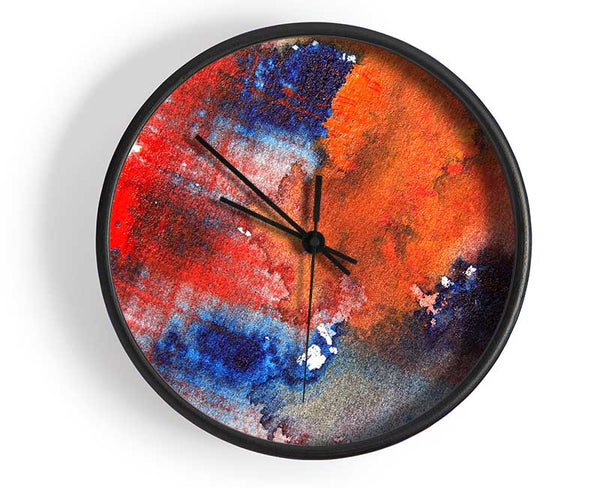 Fire And Water 1 Clock - Wallart-Direct UK