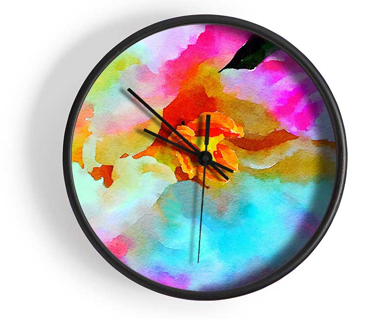 Orchid Beauty Clock - Wallart-Direct UK